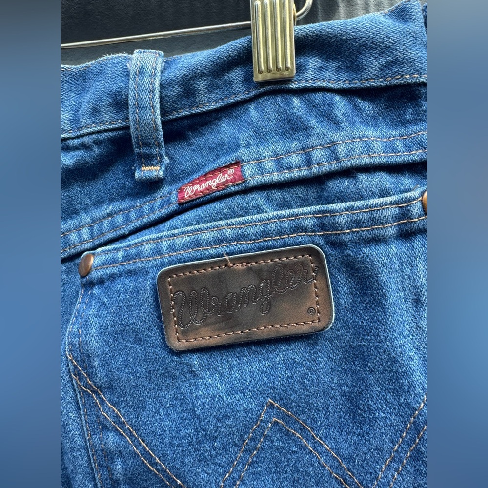 Wrangler Cowboy Cut Slim Fit Denim Jeans Size 36 X 30 - Picture 2 of 11
